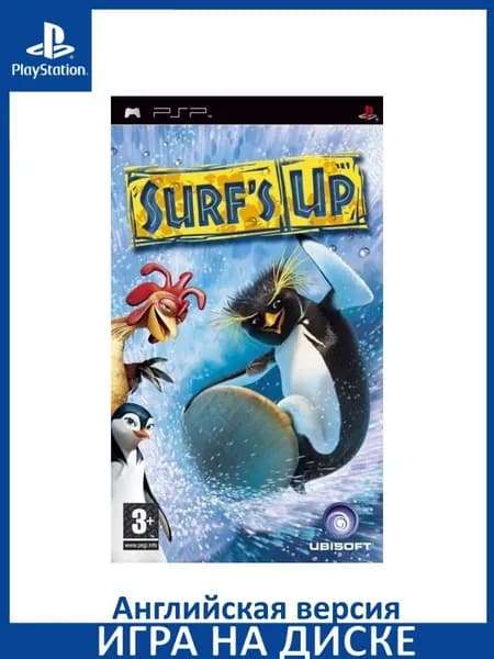 Игра Surf's Up (Лови волну!)PSP Диск на PlayStation Portable Английская версия