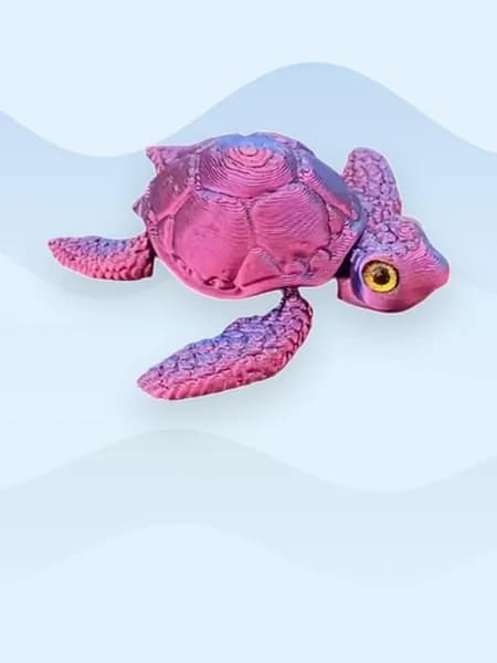 Морская черепаха 3D печать игрушка, - 3