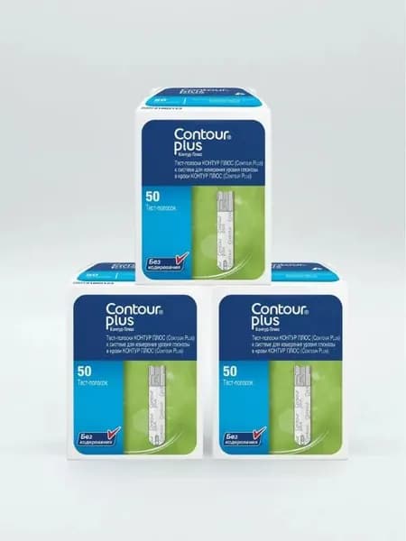 Тест-полоски Контур Плюс Contour Plus №150
