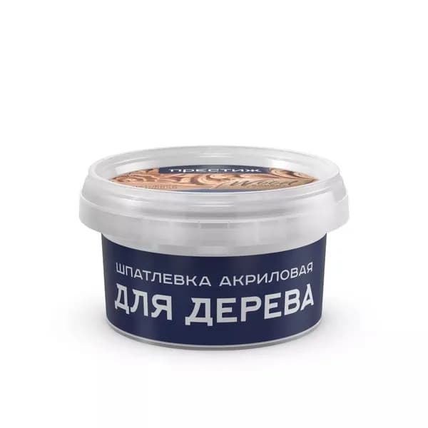 Престиж, шпатлевка по дереву, акриловая, финишная, тик, 0.3 кг