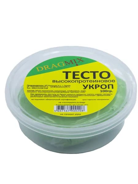 ТЕСТО (наживка) для ловли карпа, карася,леща, плотвы Dragmix Укроп 100гр.