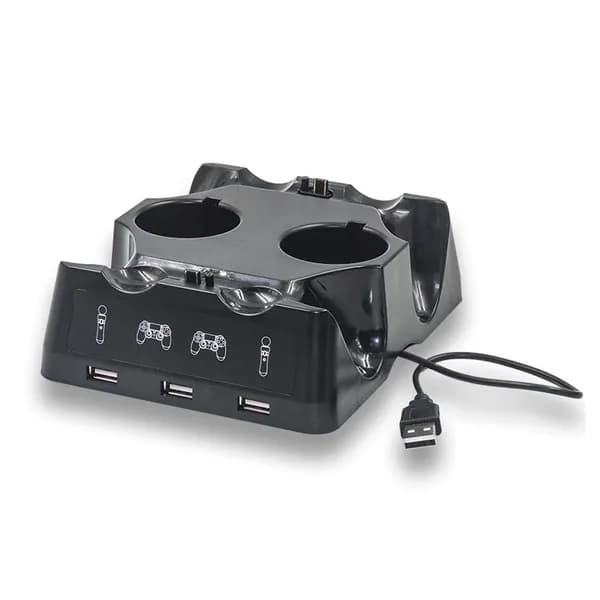 зарядная станция для PS4 и PS Move, 4 штуки, с индикацией