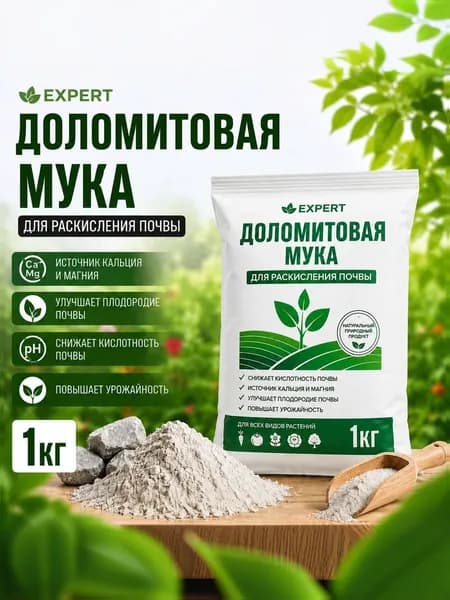 Доломитовая мука для раскисления почвы 1кг