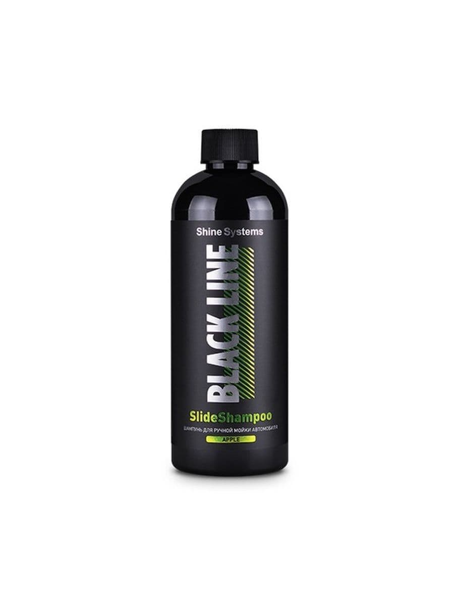 Автошампунь SHINE SYSTEMS Шампунь для ручной мойки BLACK LINE SlideShampoo Apple