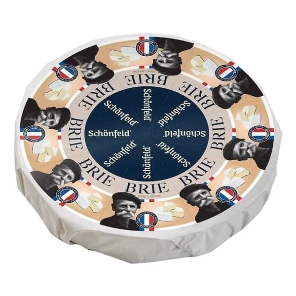 Сыр мягкий Schonfeld Brie с белой плесенью 45% 200 г