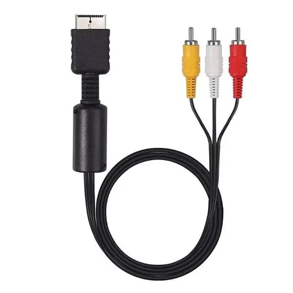 Кабель-сплиттер AV для PS3, PS2 и PS1: RCA аудио/видео-удлинитель 1,8 м для подключения игровой приставки к телевизору