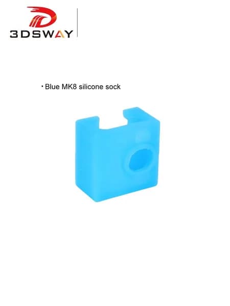 Силиконовый носок MK8 (CR10), Синий, 3DSWAY