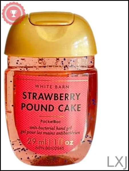 Мини-антисептик для рук США Bath & Body Works, антибактериальный гель, 29 мл, насыщенный аромат клубничного торта