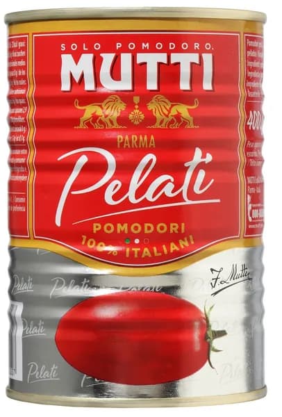Томаты Mutti очищенные целые в томатном соке 400 г