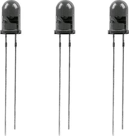 Vishay TSAL6400 ИК-передатчик, 5мм, 940нм, прозрачная,голубая, 160мВт, 25 град., 1шт
