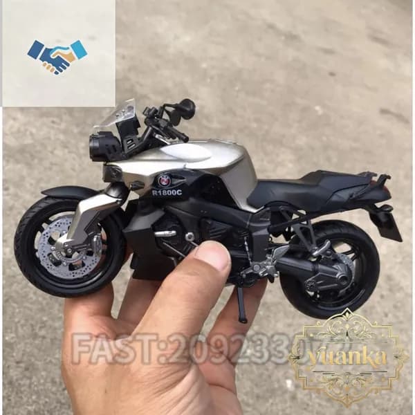 Премиуммодель мотоцикла BMW R1800C Alloy 1:12