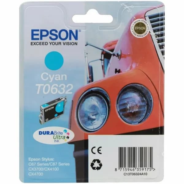 Epson Картридж, оригинал, Голубой (cyan)