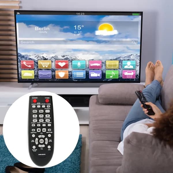 Пульт дистанционного управления для настенной звуковой панели Samsung Echo AH59-02547B (английский) (черный)
