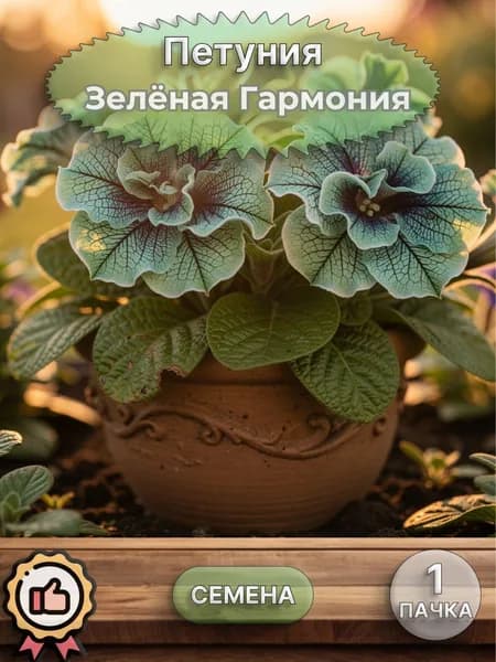 Петуния Зелёная Гармония, семена, 10 шт.