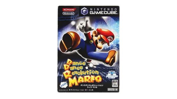Dance Dance Revolution with Mario (Nintendo Game Cube, NTSC-J) Винтаж