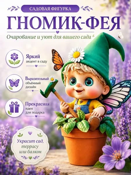 Фигурка садовая