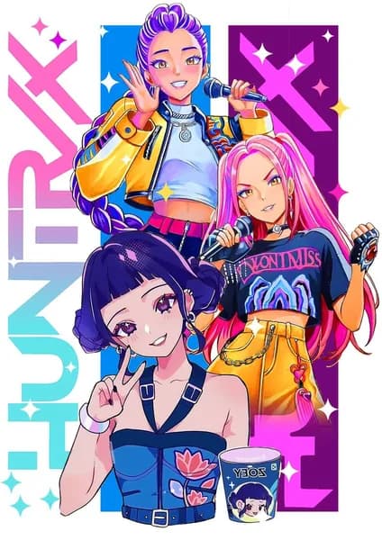 Постер "huntrix", 29х21 см
