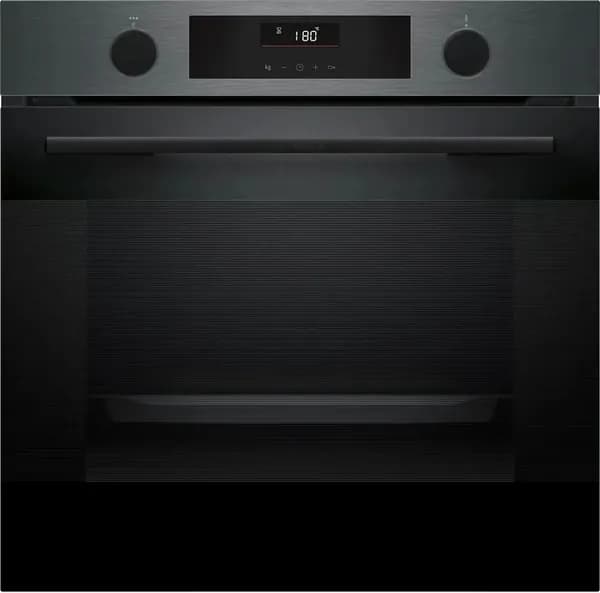 Встраиваемый электрический духовой шкаф BOSCH HUA736EG0T Serie 4, 59.3 см, 76 л, 8 режимов, гриль, чёрный
