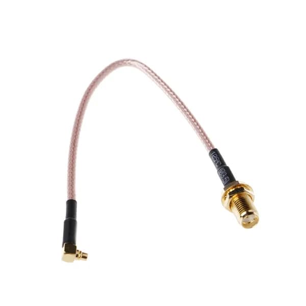 Кабель SMA мама папа MMCX, прямоугольный косичка RG316, 15 см, 6 дюймов
