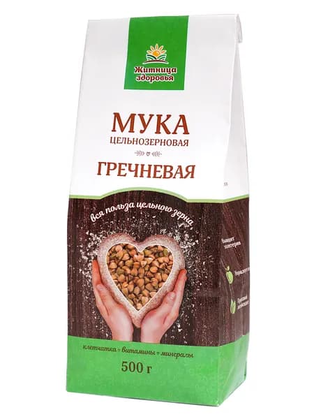 Мука из зеленой гречки Житница здоровья 500 гр.