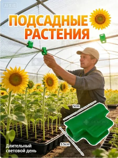 Комплект креплений50 х 35мм, ABS пластик, 20 шт