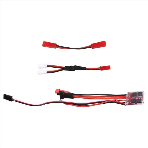 Регулятор скорости 30A 4-8V, мини щеточный ESC , UBEC 5.7V 1A / с JST проводом, для RC автомобиля.