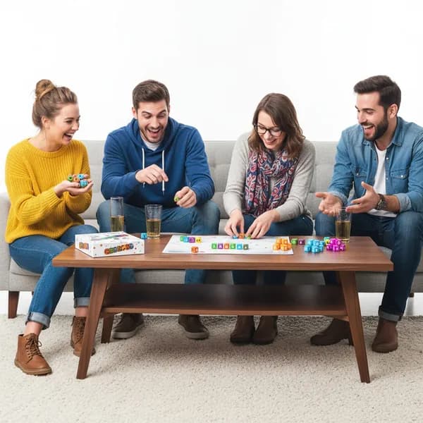 Словесная игра с кубиками Scrambled Dice для 1 5 игроков