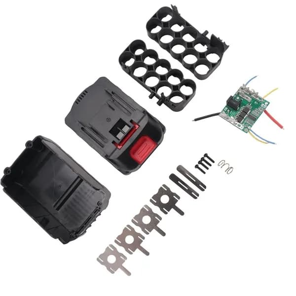 21V Аккумуляторный Блок 10S Для Литий-Ионных Аккумуляторов 18650 16.8V 4S Корпус Батареи PCBA Аксессуары