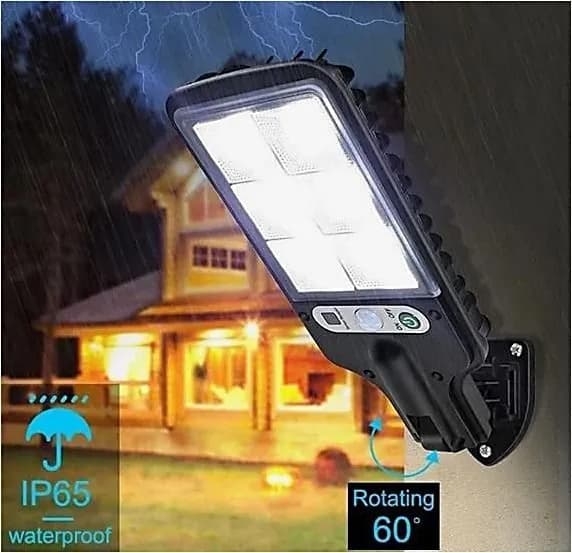 Расширенная версия-6000k Outdoor Solar Wall Light LED Motion Sensor Bright Flood Street Lamp 3 Modes