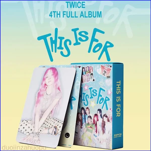 LOMO-карточки TWICE, 55 шт., K-POP This Is For Album 2025, мини-фотокарточки, коллекционный постер, открытка