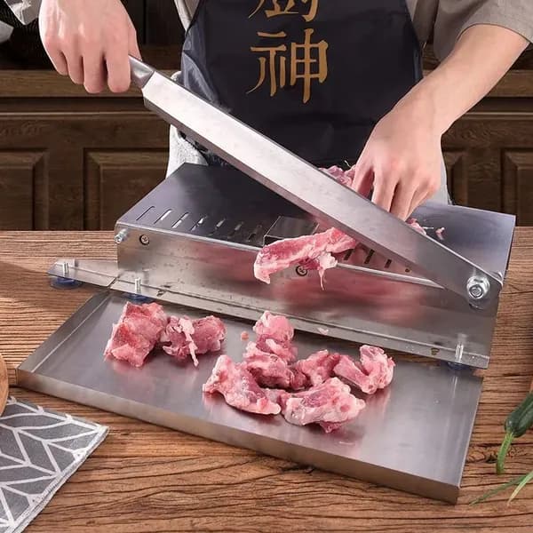 Коммерческий ручной слайсер для замороженного мяса, инструмент для резки костей, резак из фарша из бараньей кости, резак для мяса, курицы, утки, рыбы
