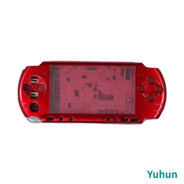 Корпус для PSP3000 красный с комплектом кнопок и крепежом