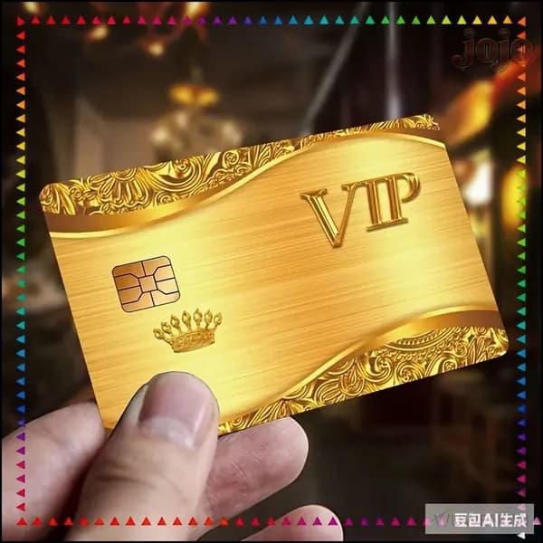 Золотая VIP карта премиум, эксклюзивный экземпляр