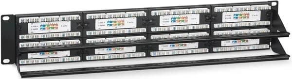 Патч-панель Cabeus 19", 1U, порты 48хRJ45, категория 5E, UTP (PL-48-CAT.5E-DUAL)