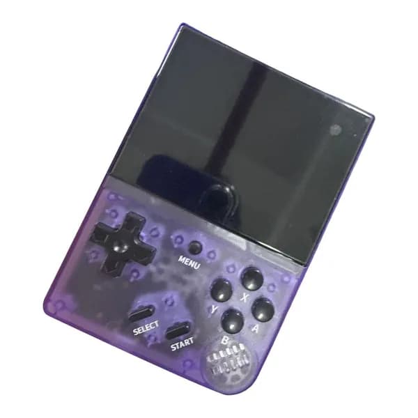 Эргономичная игровая консоль 64G, плавный геймплей, батарея 2000mAh, 8000+ игр, Цвет баклажана