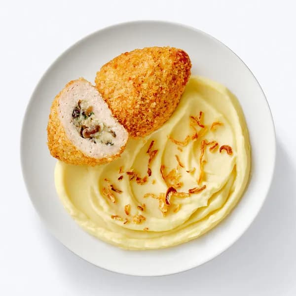 Котлета по-киевски с грибами и пюре Братья Караваеы, 260 г