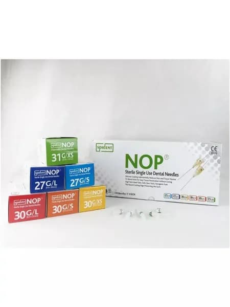 Иглы инъекционные карпульные стоматологические 27Gx35 мм NOP