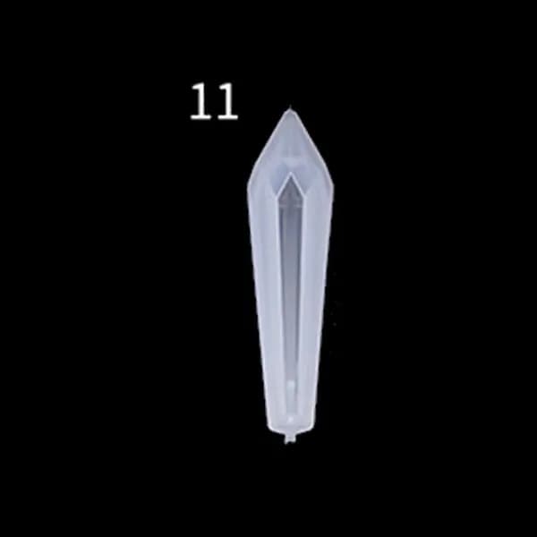 (1шт) Подвесная силиконовая форма для хрустальной колонны Spirit Pendulum-11#