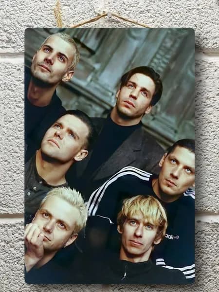 Постер "Rammstein", 30 см х 20 см