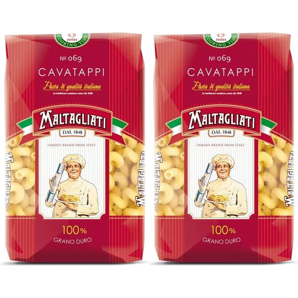 Макаронные изделия Maltagliati Рожки витые No 069 450 г, набор: 2 штуки