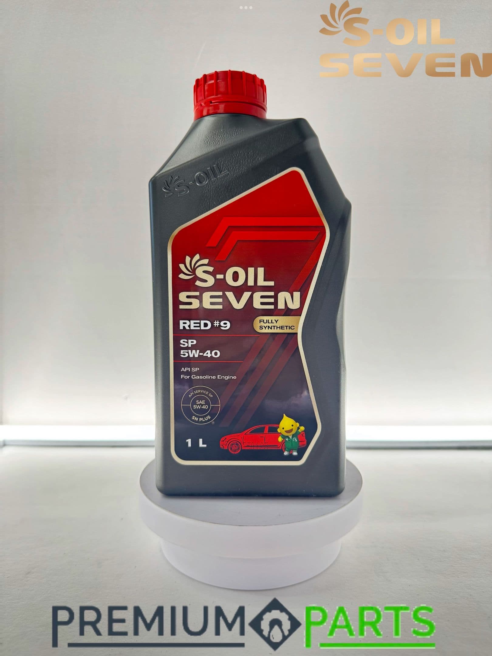 S-OIL SEVEN RED #9 5W-40 Масло моторное, Синтетическое, 1 л