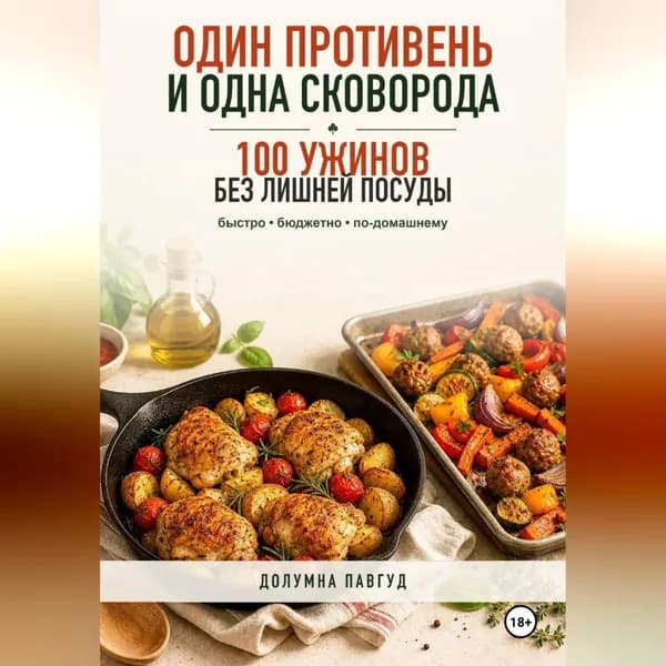 Один противень и одна сковорода: 100 ужинов без лишней посуды | Долумна Павгуд | Электронная аудиокнига