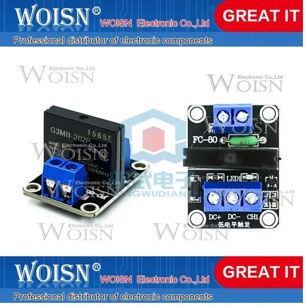 1шт 1/2/4/8 5V Low level Solid State Relay Module with Fused Solid State Relay 250V2A Тип опции доставки: 1-channel solid-state relay module