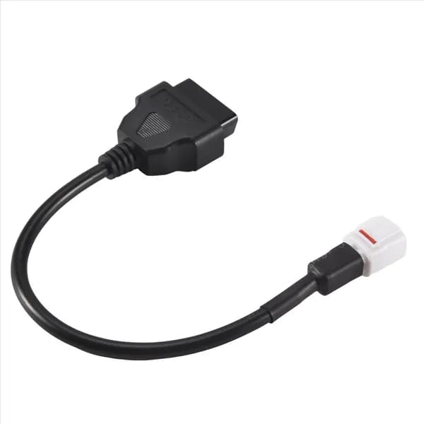 4-контактный к OBD2 считыватель кодов неисправностей мотоцикл сканер диагностический кабель совместим с MT10 FZ10 XSR700 TmAX530 R6