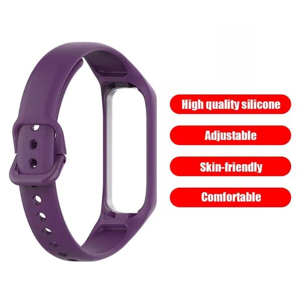 Силиконовый ремешок для Samsung Galaxy Fit 2 SM-R220 фиолетового цвета
