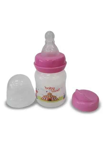 Baby Land Бутылочка для кормления 2 в 1, с насадкой поильником, 80мл
