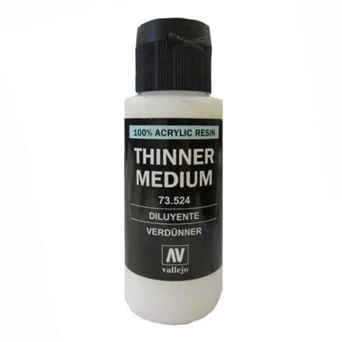 Разбавитель для красок 73524 Auxiliary - Model Color Thinner 60 ml Vallejo 73524