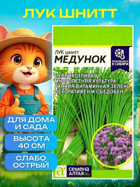Лук на зелень "Шнитт Медунок" 0,5 г, семена зелени "Семена алтая"