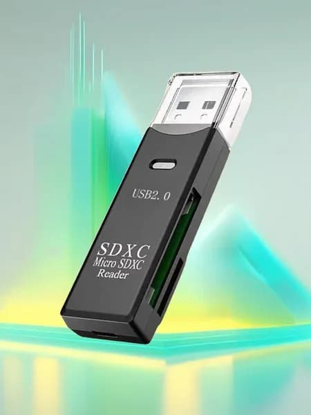 Картридер USB - Micro SD - SD переходник для флешкарт 2 в 1