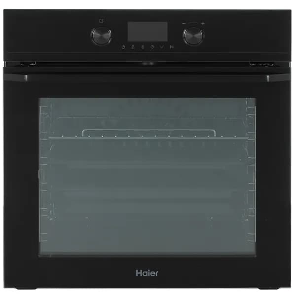 Духовой шкаф Haier HOQ-K5AAN3GB, встраиваемый, 59.5 см, 72 л, приготовление под вакуумом, режим для выпечки пиццы, черный